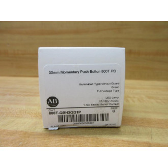Allen Bradley 800T-QBH2GD1P Push Button Switch EMPTY BOX ONLY!