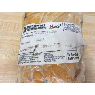 Maintenance Technologies L126398049M Clamp