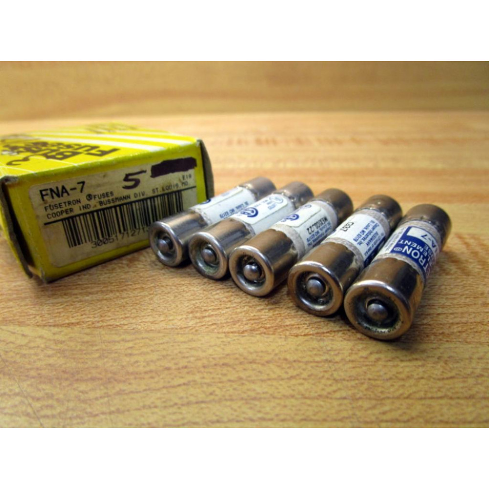 Bussmann FNA-7 Fusetron Fuse FNA7 (Pack of 5)
