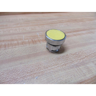 Telemecanique ZB4BA5 Schneider Yellow Push Button (Pack of 4) - Used