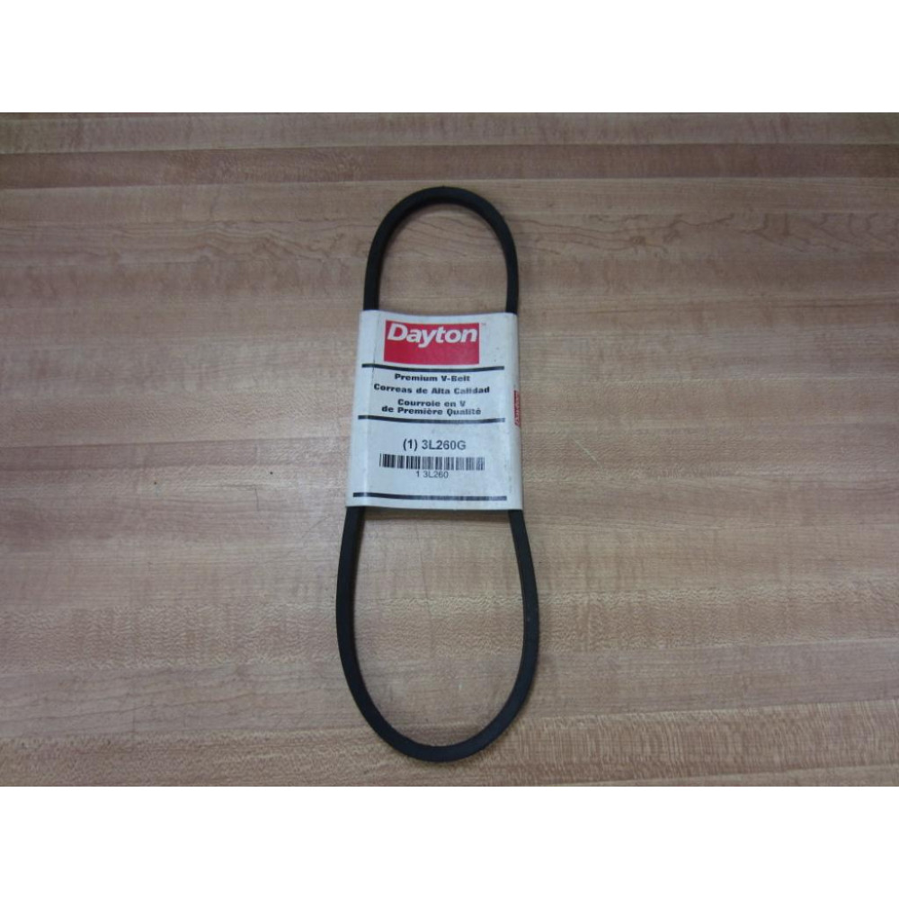 Dayton 3L260G Premium V-Belt 3L260
