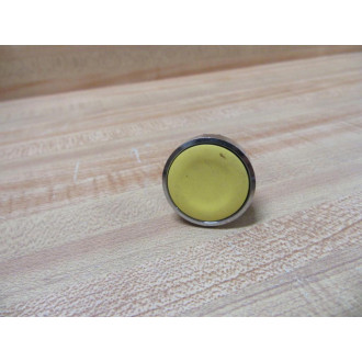 Telemecanique ZB4BA5 Schneider Yellow Push Button (Pack of 4) - Used