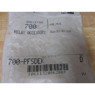 Allen Bradley 700-PFSDEK Relay Accessory 700PFSDEK