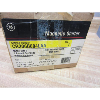 General Electric CR306B004LAA Magnetic Starter CR306B0**LAA