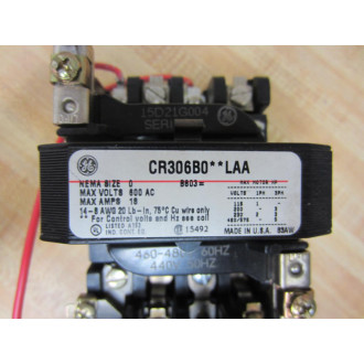 General Electric CR306B004LAA Magnetic Starter CR306B0**LAA