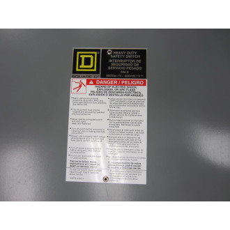 Square D HU366AWK Nonfusible Switch 2 Phase Only - New No Box