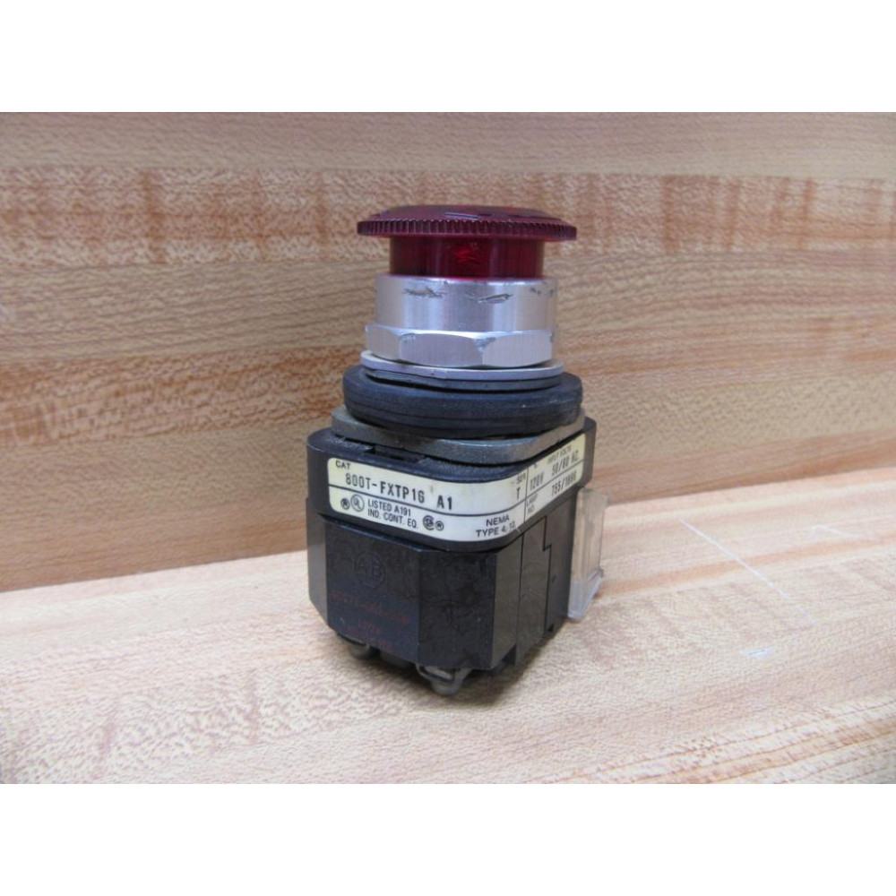 Allen Bradley 800T-FXTP16-A1 Button 800T-FXTP16A1 W800T-XA1 40171-002-01 - Used