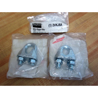 Dayton 2VKJ6A Wire Rope U-Bolt Clip 12" (Pack of 5)