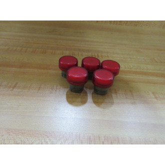 Telemecanique Schneider ZB2-BV04 Pilot Light 25276 Red (Pack of 5) - New No Box
