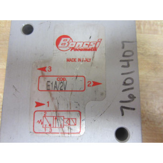 Bonesi E1A2V Valve - Used