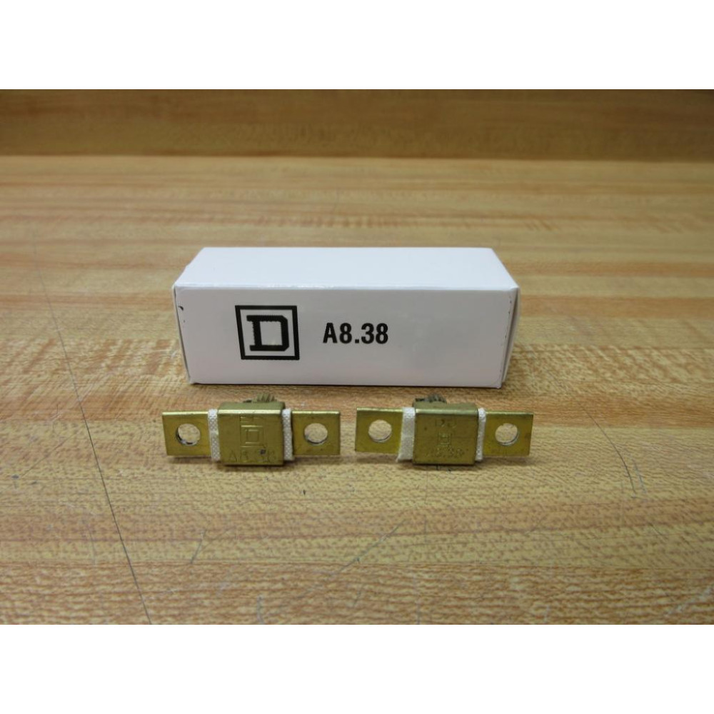 Square D A8.38 Overload Relay Heater Element A838 WOut Screws (Pack of 2)