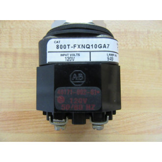 Allen Bradley 800T-FXNQ10GA7 Illum Switch w800T-XA7 40171-002-01