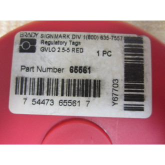 Brady 65561 Gate Valve Lockout GVLO 2.5-5 - New No Box