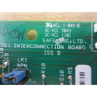 Safeline BC-KCL Interconnection Board DC-KCL - Used
