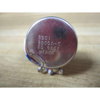 Clarostat 53C1 Potentiometer 2000 Ohm