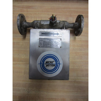 Micro Motion 40S SS Mass Flow Sensor 40SSS Missing Valve - Used