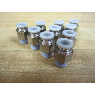 Festo QS-18-14-U Straight Fitting Push In QS1814U 153605 (Pack of 10) - New No Box