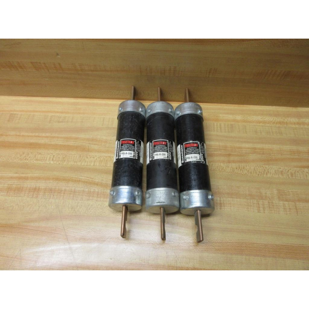 Buss FRS-R-200 Bussmann Fuse Cross Ref 4A467 Long Body (Pack of 3) - Used