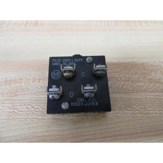 Allen Bradley 800T-J2B3 Selector Switch Contact Block - Used