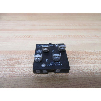 Allen Bradley 800T-J2B3 Selector Switch Contact Block - Used
