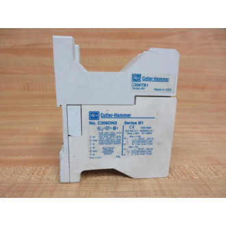 Cutler Hammer C306DN3 Thermal Overload Relay wC306TB1 Series A1 - Used