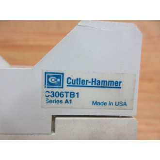 Cutler Hammer C306DN3 Thermal Overload Relay wC306TB1 Series A1 - Used