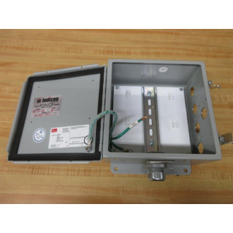 Hoffman A808CH JIC Box Enclosure 54860 8X8X4 W Cable Gland - Used