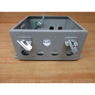 Hoffman A808CH JIC Box Enclosure 54860 8X8X4 W Cable Gland - Used