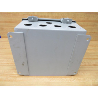 Hoffman A808CH JIC Box Enclosure 54860 8X8X4 W Cable Gland - Used