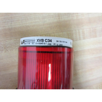 Telemecanique XVB-C34 Schneider Red Steady Unit 084507 WO Bulb