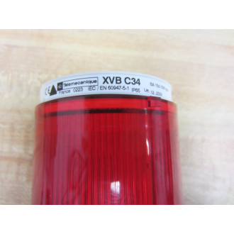Telemecanique XVB-C34 Schneider Red Steady Unit 084507 WO Base WO Bulb - Used