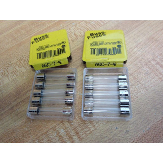 Buss AGC-7-12 Bussmann Fuse Cross Ref 6F018 Flat (Pack of 10)