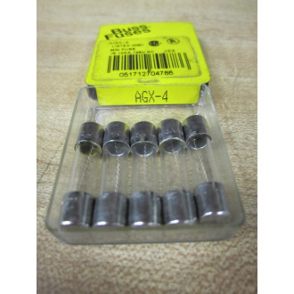 Buss AGX-14 Bussmann Fuse Cross Ref 6F051 Jagged Wire (Pack of 10)