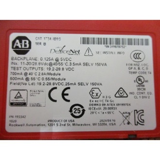 Allen Bradley 1734-IB8S Input Module 1734-1B8S Mounted Ser.B 0.125A - New No Box