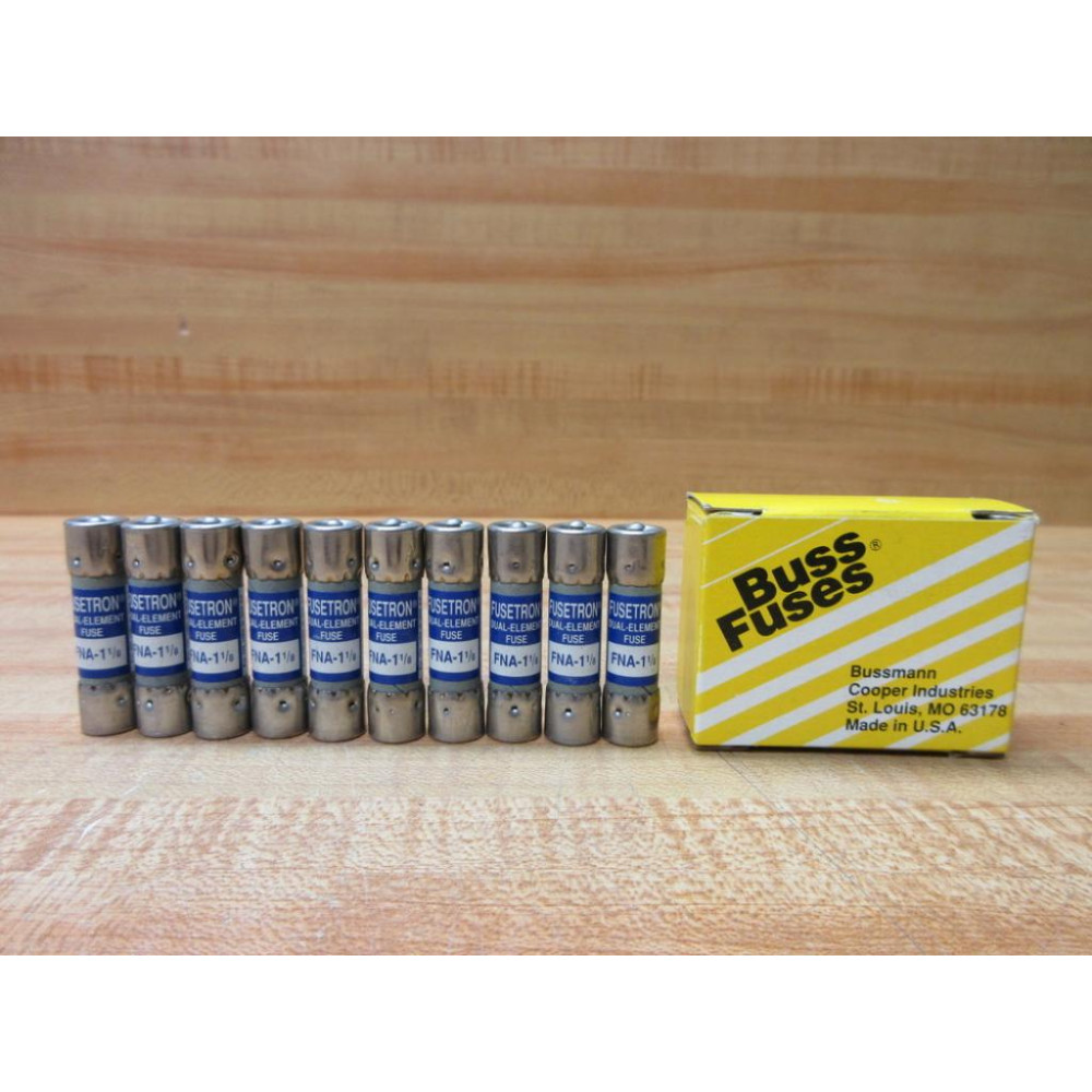 Buss FNA-1-18 Bussmann Fuse Cross Ref 4TWH8 (Pack of 10)