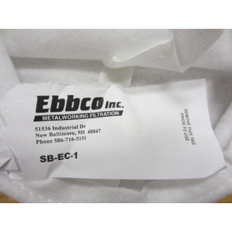 Ebbco SB-EC-1 Filter Bag SBEC1 (Pack of 18) - New No Box