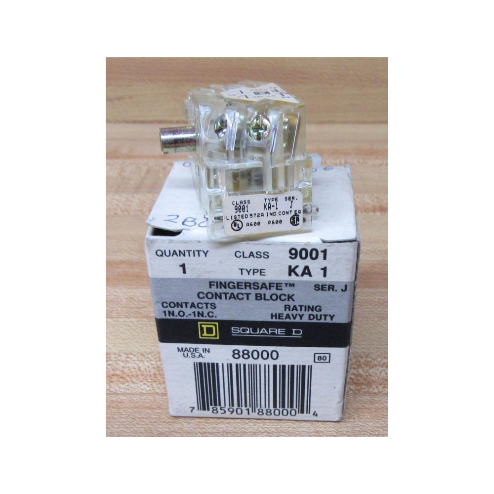Square D 9001 KA-1 Schneider Contact Block 88000