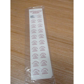 Q-Cee's M5031C TE Connectivity Tamperproof Calibration Labels (Pack of 200)