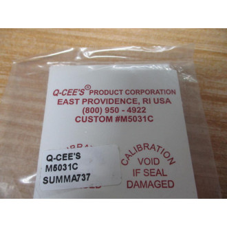 Q-Cee's M5031C TE Connectivity Tamperproof Calibration Labels (Pack of 200)