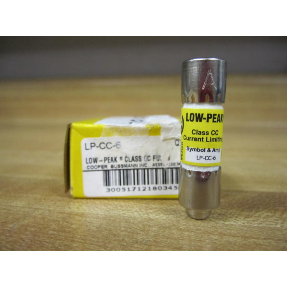 Buss LP-CC-6 Bussmann Fuse Cross Ref 1CX63 (Pack of 10)