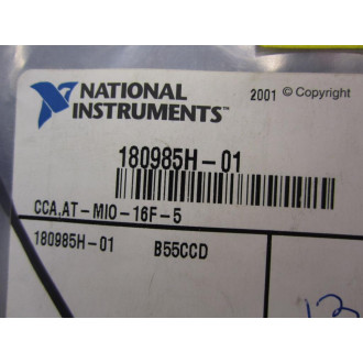National 180985H-01 Board AT-MI0-16F-5  O 180987-01 - Used