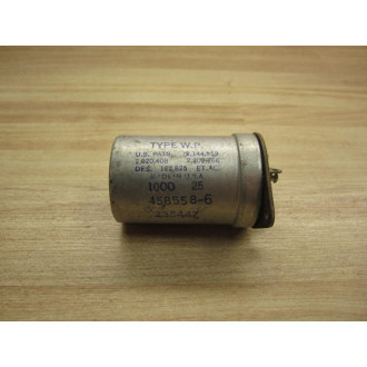 Mallory 458558-6 Capacitor 1000 25 - Used