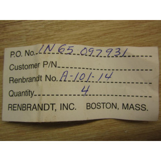 Renbrandt A-101-14 Clamp Lever Arm (Pack of 3) - New No Box