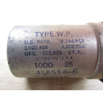 Mallory 458558-6 Capacitor 1000 25 - Used