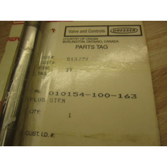 Masoneilan Dresser 010154-100-163 Plug Stem