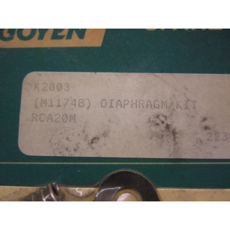 Goyen K2003 Diaphragm Kit