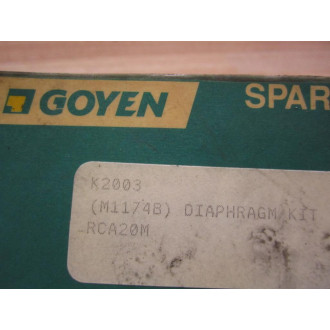 Goyen K2003 Diaphragm Kit