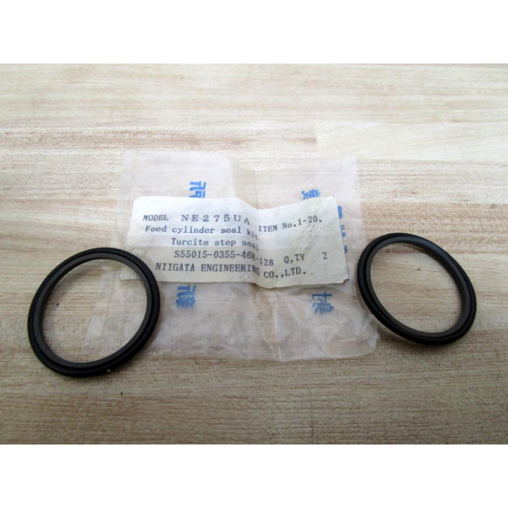 Niigata Engineering S55015-0355-46K-128 Feed Cylinder Seal Kit (Pack of 2)