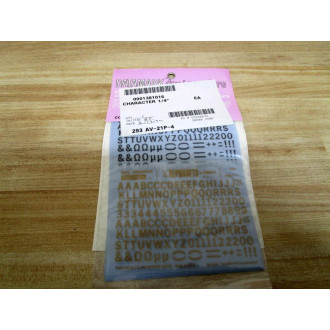 Datak K64 Datamark Dry Transfers 14" Alphabets