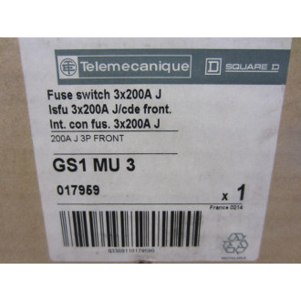Telecamique GSI MU 3 Square D Disconnect Switch GSIMU3